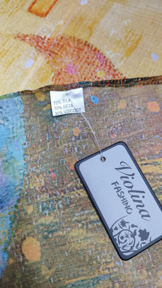 Stola Gatto Marjorie Sarnat in seta nuova