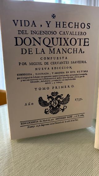 Don Quijote, v.I y II, obra corregida e ilustrada