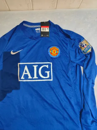 Camiseta Manchester United Retro Nike Manga Larga