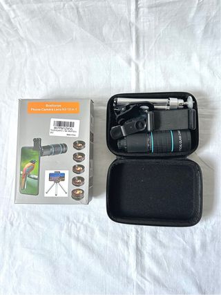 Lente para iPhone con trípode