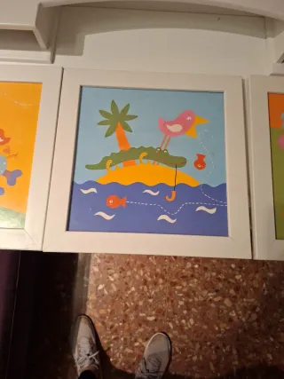 Set 3 Cuadros Infantiles Ikea