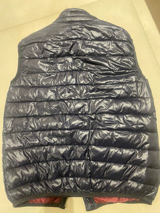 Chaleco acolchado hombre azul