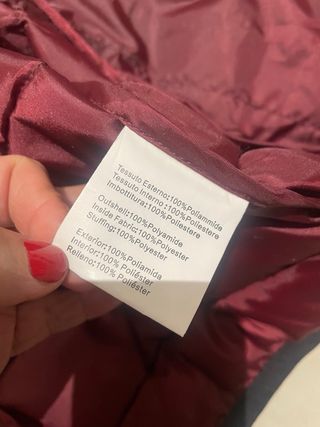 Chaleco acolchado hombre azul