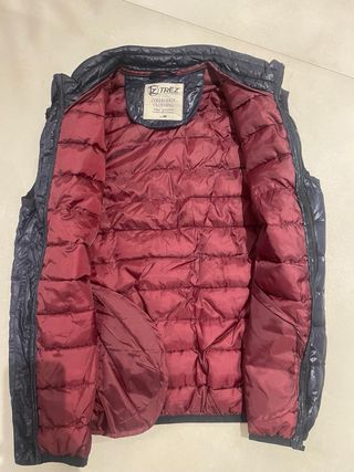 Chaleco acolchado hombre azul