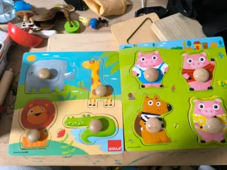 2 Puzzles Goula Animales