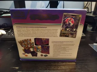 Caja Entrenador Élite Escarlata y Púrpura español