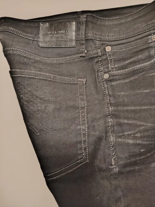 Jeans Jack & Jones Slim Fit Negros para Hombre