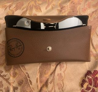 Gafas Ray-Ban Redondas Plata y Negro con estuche