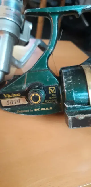 Lote 4 carretes pesca ABU, KALI, GRAUVELL