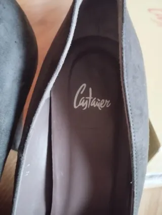 Zapatos Castañer Talla 41 Gris. Usados 1 vez.