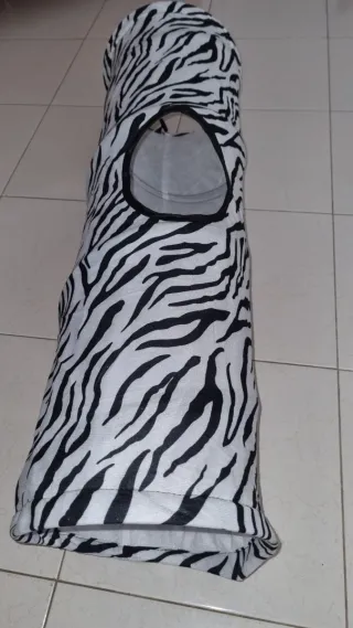 Tunnel per gatti Lovedi' fantasia zebra