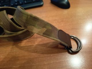 Cintura cordura kaki 120 cm fibbia ad anelli