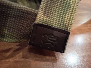 Cintura cordura kaki 120 cm fibbia ad anelli