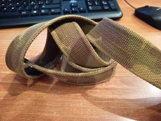 Cintura cordura kaki 120 cm fibbia ad anelli