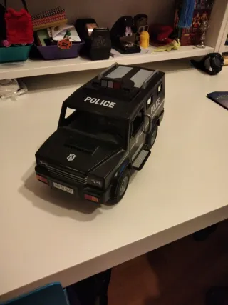 Coche Policía Playmobil Negro