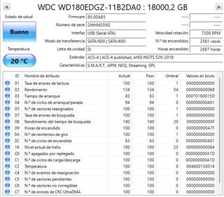WD My Book Disco Duro Externo 18TB