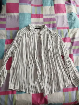 Blusa Talla Grande Rayas Mujer