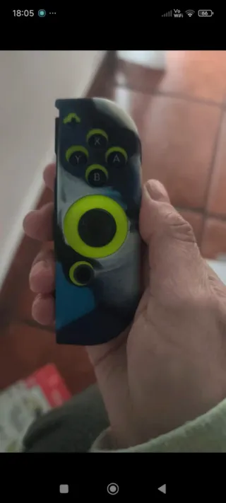 Funda Silicona Mando Nintendo Switch Camuflaje