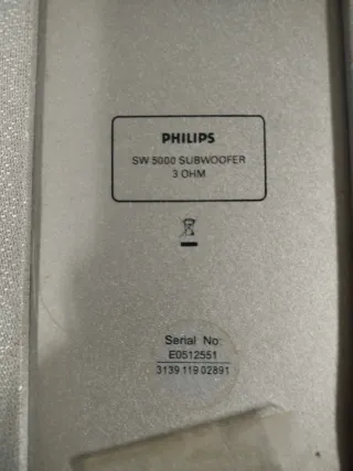 Home Cinema Philips Plata