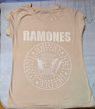 Camiseta Ramones Beige Dissolver