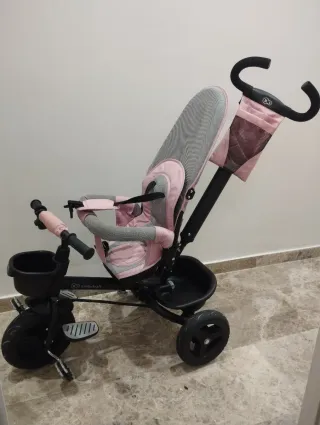 Triciclo Kinderkraft Spinstep 5 en 1 Rosa