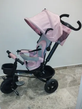 Triciclo Kinderkraft Spinstep 5 en 1 Rosa