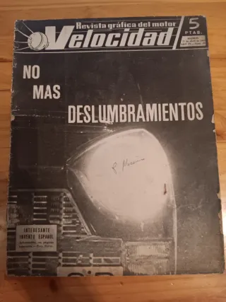Lote 9 revistas "Velocidad"