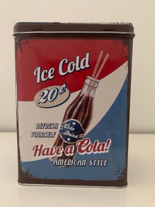 Caja de lata vintage Have a Cola!