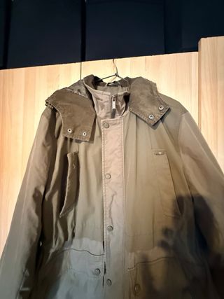 Abrigo verde militar