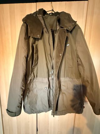 Abrigo verde militar