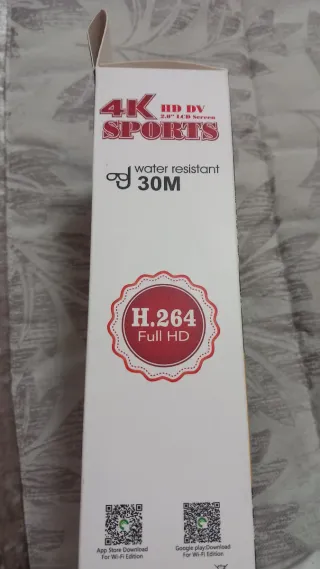 Cámara Go pro 4K Ultra HD + 2 targetas de memoria