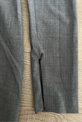 Vestido gris Zara manga larga