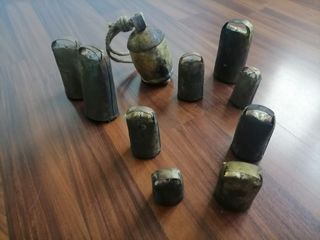 Lote 10 Cencerros Antiguos