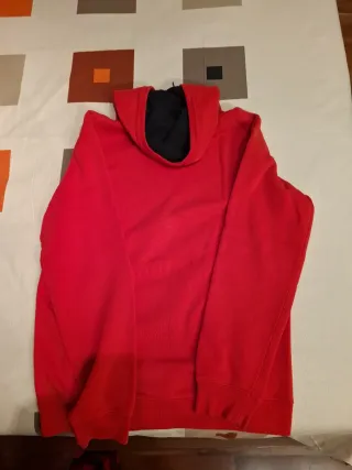 Sudadera Vans Roja con Capucha