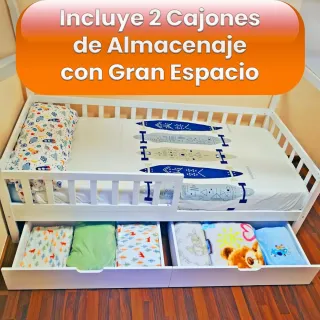 Cama Cabaña Infantil Blanca