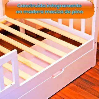 Cama Cabaña Infantil Blanca