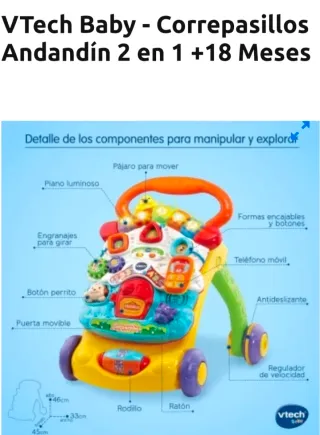 Correpasillos Vtech Andador Andandin 2 en 1