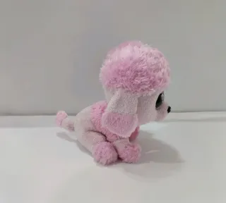 Peluche cane rosa occhi grandi