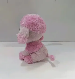 Peluche cane rosa occhi grandi