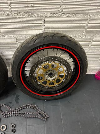 Kit Supermotard Ruedas y Cadena