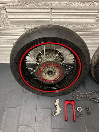 Kit Supermotard Ruedas y Cadena