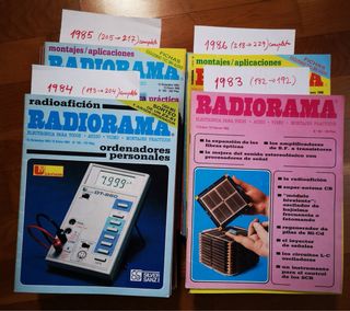 Lote revistas Radiorama