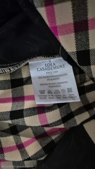 Pantalón Lola Casademunt Talla S