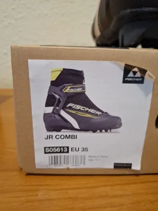 Bota esquí fondo Fischer JR Combi EU 35