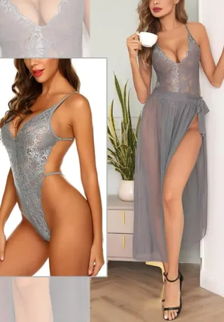 Conjunto Lencería Encaje 2 Piezas