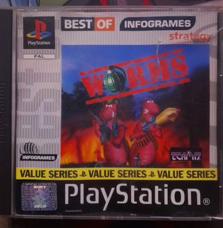 Worms PAL PlayStation 1 (PS1) Infogrames