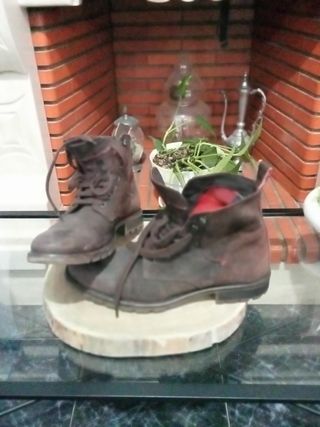 Botas Tommy Hilfiger Castanhas Pele