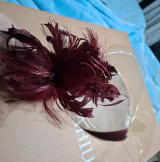 Tocado de plumas para eventos