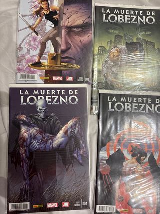 Comics La muerte de Lobezno