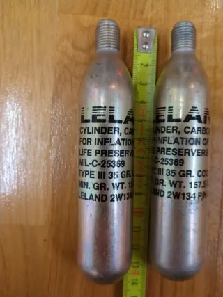 2 Botellas CO2 35gr Airbag